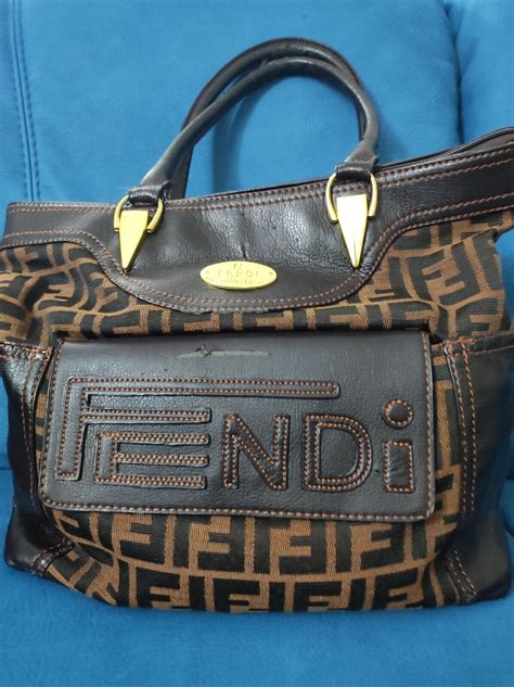 shopper fendi pelle vintage